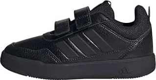 adidas Unisex niños Tensaur Sport 3.0 Hook and Loop Kids Shoes, Core Black/Matte Black, 36 2/3 EU