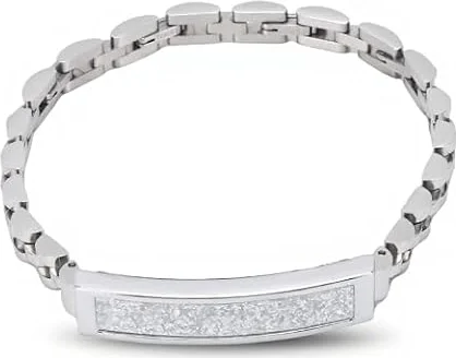 ASHATA Pulsera Elegante Elegante, Actividad Portátil y Rastreador de Fitness para Modo de Deportes Múltiples, Bluetooth V5.1 Fitness Tracker Pulsada IP68 a Prueba de Agua, Carga (Silver)