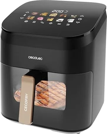 Cecotec Freidora de Aire 6,5 L Cecofry&Grill Smokin' 6500 Plus 2200W