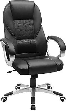 SONGMICS Silla de Escritorio Ergonómica Silla de Oficina Altura Ajustable