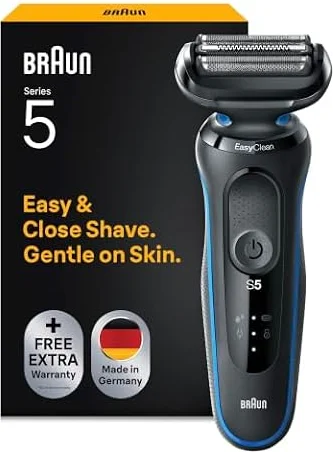 Braun Series 5 Afeitadora Eléctrica Hombre, 51-B1000s, Azul