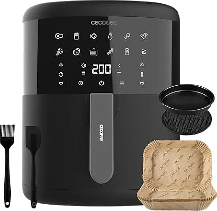 Cecotec Freidora de Aire 6 L Cecofry Bombastik 6000 Full Hot 1700W