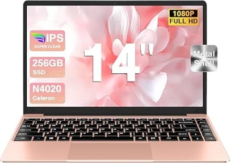 Ordenador Portátil 14 Pulgadas hasta 2,8 GHz Celeron 256GB SSD PC Portátil
