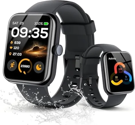 uaue Reloj Inteligente para Mujer y Hombre, GPS, Impermeabilización 3TM