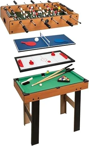 ColorBaby CB Games - Mesa multijuegos 4 en 1 con Patas (85328)