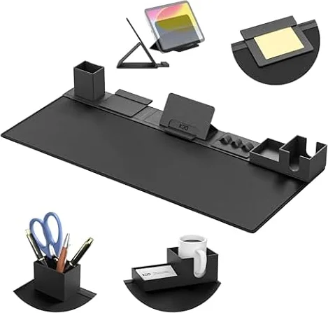 KDD 6 en 1 Alfombrilla Escritorio Set, Alfombrilla Ratón Gaming(80X35.5cm)