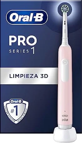 Oral-B Pro Series 1 Cepillo de Dientes Eléctrico, 1 Cabezal, Rosa