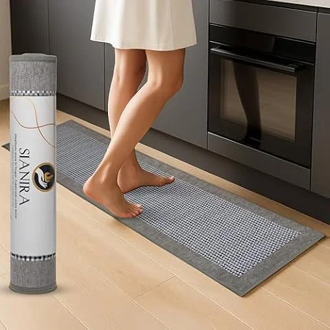 Sianira Alfombra Cocina Lavable Antideslizante (44x150cm) Alfombras Cocina