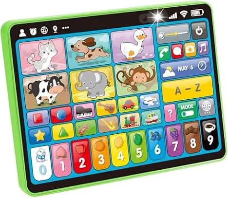 hahaland Tablet para Niños 1 2 años, Musical Panel Educativo en Español