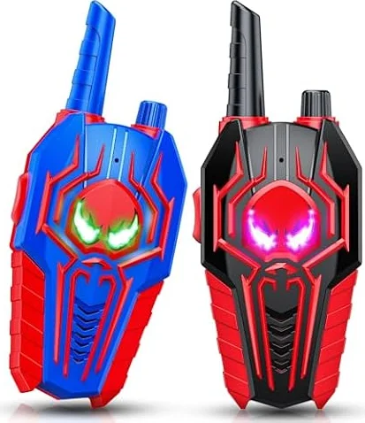 Toyokid Walkie Talkie Niños, Juguetes Niños 3 4 5 6 7 8 9 10 Años Walkie Talkie Regalo Niño 3 4 5 6 7 8 9 10 Años Juegos Exterior Niños Regalos Cumpleaños Niños Juguetes para Niños de 3-10 Años