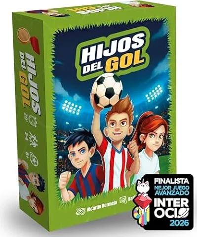 LUDIKO Hijos del GOL – Juego de Mesa de Fútbol para Niños de 8, 10 y 12 Años y Adultos – Juegos de Fútbol Familiares de Estrategia, 2 a 4 Jugadores – Regalo Futbolero para Niños y Niñas Muy Divertido