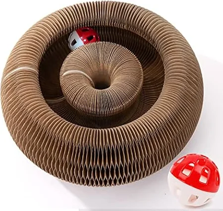 CUSIERYMAX Magic Organ Juguete rascador Interactivo para Gatos - El último Ejercicio Mental y físico Interactivo para Gatos de Interior