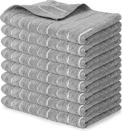 Solvant Juego de 8 Trapos Cocina 65 X 45 cm, Paños de Cocina Buenos SúPer Absorbentes y Resistentes, PañOs de Cocina Buenos, Trapos Cocina Microfibra